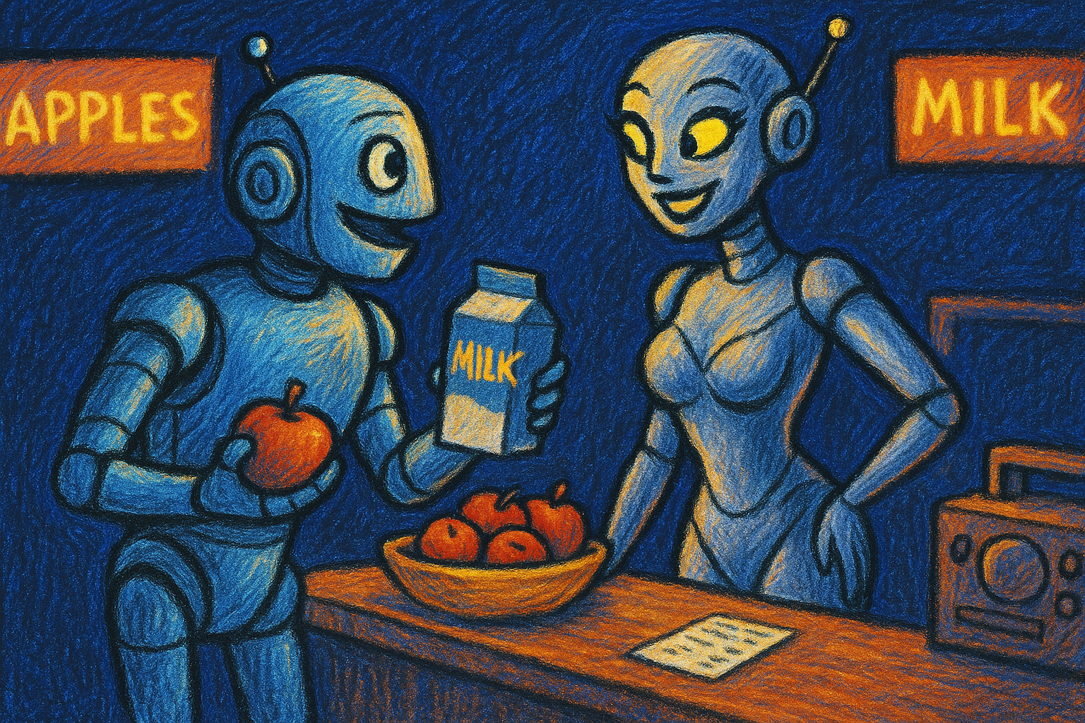 Do Agents Dream of Electric Carts?